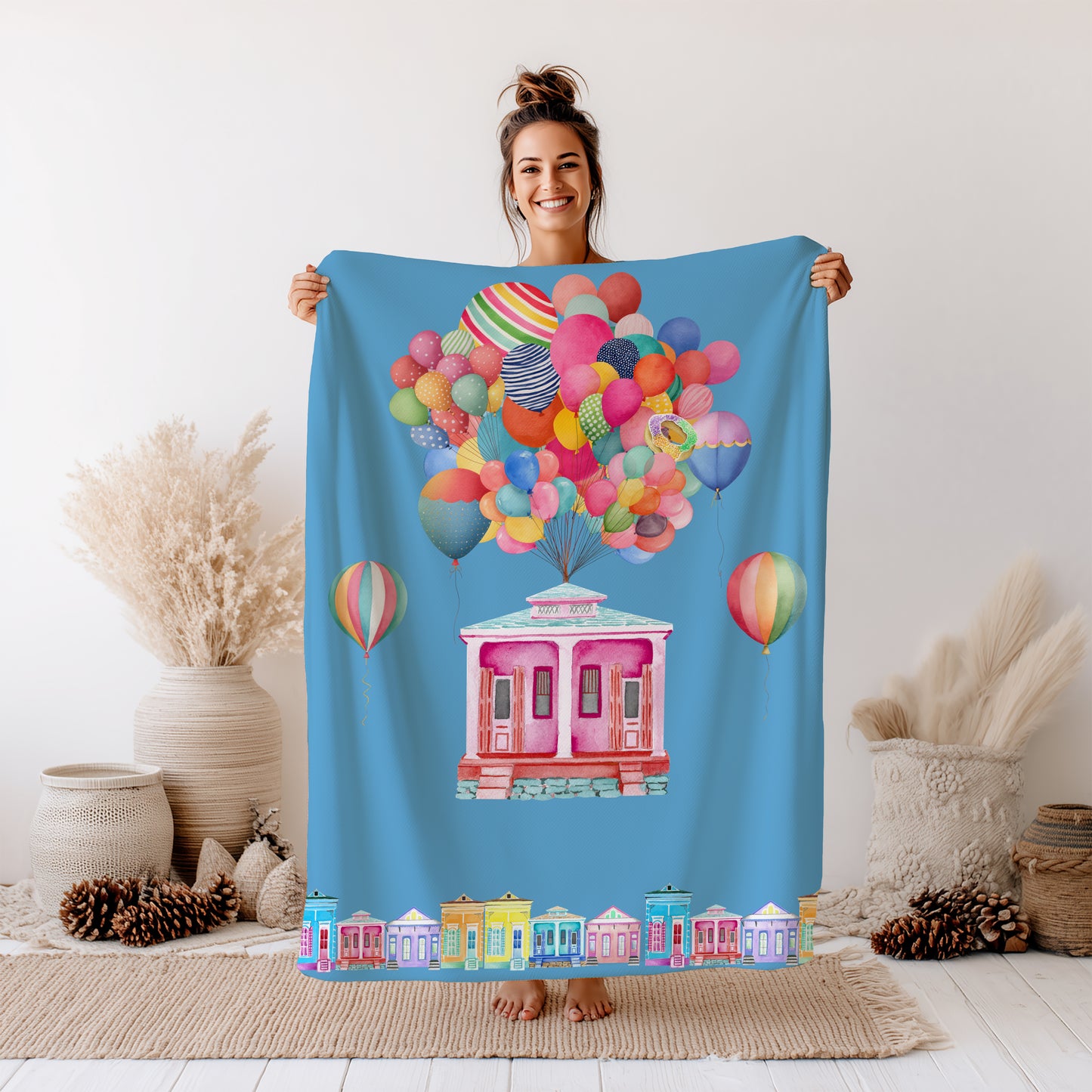 Velveteen Blanket Plush - NOLA Blue (2.0)