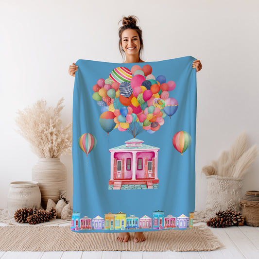 Velveteen Blanket Plush - NOLA Blue (2.0)