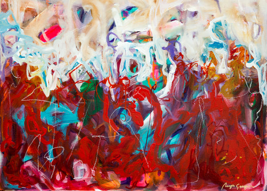 Fields of Fire and Sky - Limited Edition Giclee Fine Art Print