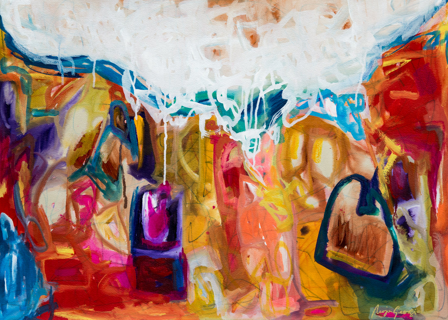 Windswept Spirits Follow the Sun- Limited Edition Giclee Fine Art Print