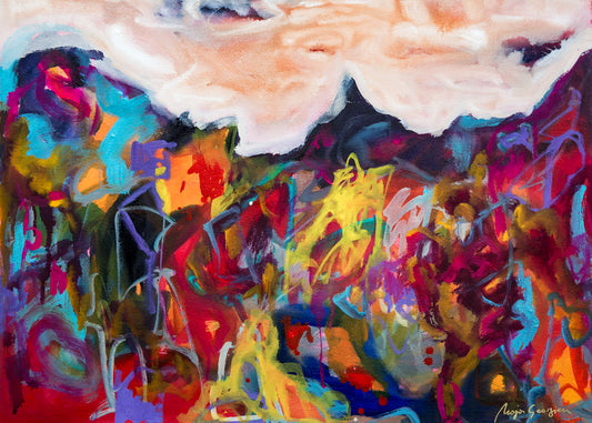 Where Children and Wild Horses Run Free - Limited Edition Giclee Fine Art Print