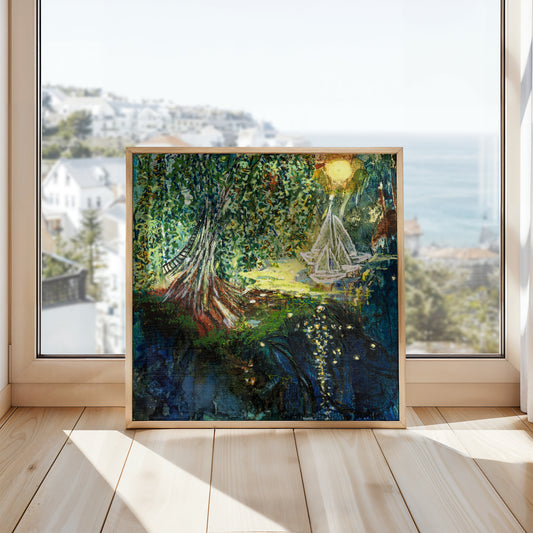A Harbor Between Worlds - Fine Art Giclée Print